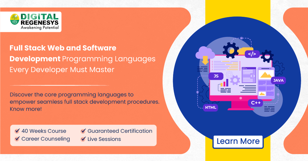 Full Stack Developer - Digital Regenesys