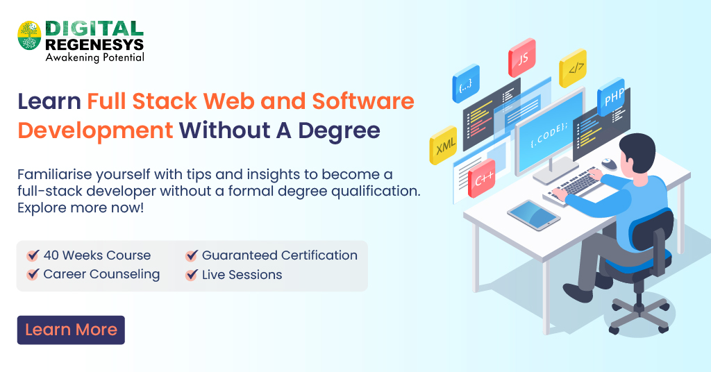 Full stack developer - digital regenesys