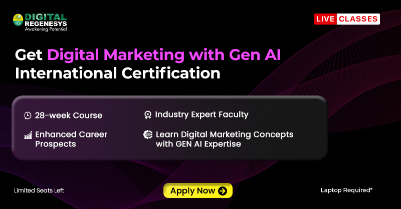 Digital Marketing With Gen AI Online Course