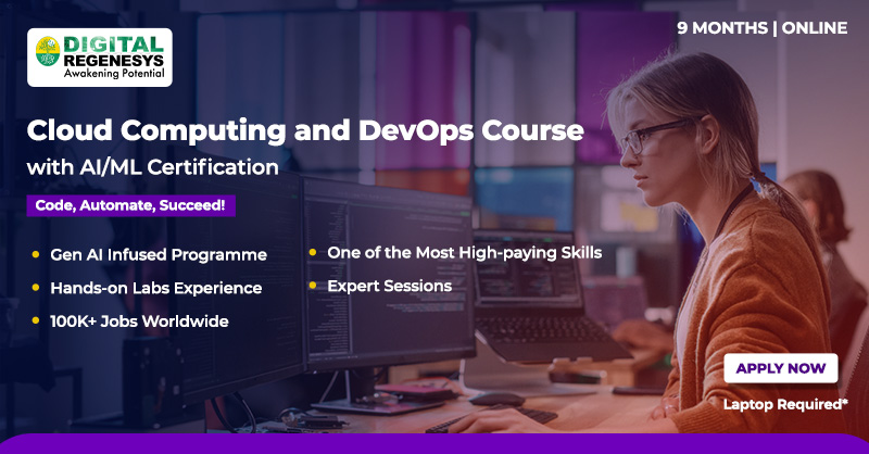 Online Cloud Computing and DevOps certificate course